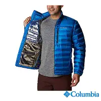 在飛比找Yahoo奇摩購物中心優惠-Columbia 哥倫比亞 男款 -極暖立領羽絨外套-藍色 