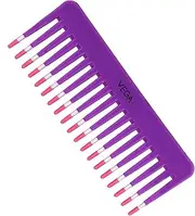 (White/Purple/Pink) - Vega Shampoo Comb 1268 1 Pcs