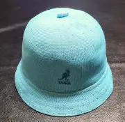 Brand New Kids KANGOL Tropic Casual Blue Bucket Hat Size Kids Large 1804KK