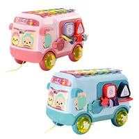 在飛比找蝦皮商城優惠-寶寶巴士 益智玩具車 七彩敲琴 搖鈴 形狀對對碰 雪倫小舖