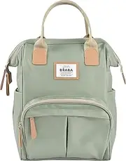 Beaba Wellington Nappy Bag Backpack, Sage Green