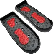 2Pcs Elliptical Trainer Pedals Exerciser Stepper Replacement Lightweight Multifunction Fitness Footboard for Indoor Home Use