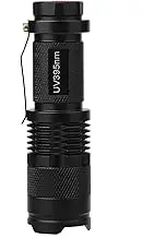 EVTSCAN UV Flashlights 395/365 nM - UV Ultra LED Flashlight Blacklight Light Inspection Lamp Torch(395nm)