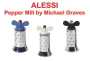 ALESSI Pepper Mill (Available in two colours) 9098 FREE UK DELIVERY