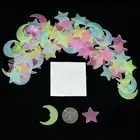 Stickers Space Ceiling Star DIY Decal Glow In The Dark Kids 100Pcs Living