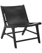 Safavieh Couture Alanarose Leather Accent Chair