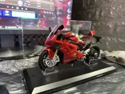 Ducati V4S alloy motorcycle model Red 1:12