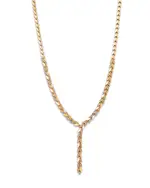 Bloomingdale's Fine Collection Diamond Chevron Lariat Necklace in 14K Yellow Gold, 0.85 tcw