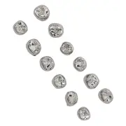 12pcs Metal Dental Teeth Crown Stainless Steel Temporary Protective Dental M WPD