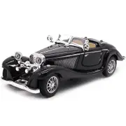 Catzon 1:28 Classic Model Cars Alloy Pull Back Retro Collection for Men-Black