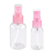 2 x Travel Bottles Set Empty Plastic Atomiser Refillable Perfume 50 &2052
