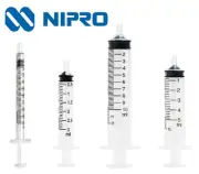 SYRINGES 1ML 3ML 5ML 10ML NIPRO LUER SLIP HYPODERMIC X1, X5, X10, X25, X50, X100