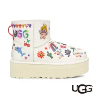 在飛比找momo購物網優惠-【UGG】女鞋/靴子/中筒靴/雪靴/Classic Plat