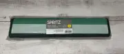 Spritz Easy-Care Table Runner 14"x 72" Stripes/Green/Red/White/Wipes Clean - NEW
