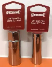 SIDCHROME 5/8 & 13/16 1/2 Drive Spark Plug Sockets BRAND NEW Automotive Tools