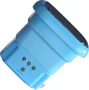 Portable Washing Bucket, Widely Applicable for Dormitory Mini Washer Spin Dryer (Blue)