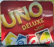 Mattel Games - Uno Deluxe Card Game Tin Brand New Sealed