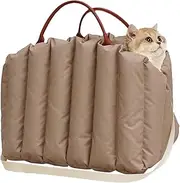 Portable Pet Carrier Bag, Travel-Friendly Carrier Tote for Small and Medium Pets, Spacious and Comfortable Cat and Dog Carrier for Travel, Vet Visits, and Everyday Use
