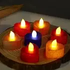 Led Candle Wicks Festive Candles Flameless Tea Light for Home Decoration