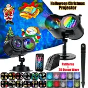 Halloween Christmas Projector Laser Light LED Landscape Decor Lamp 26 HD Effect