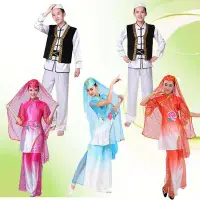 在飛比找Yahoo!奇摩拍賣優惠-新款回族演出服裝民族舞蹈服裝伊斯蘭回族禮拜服穆斯林回族服飾