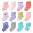 Baby Girls 12 Pack Organic Cotton Socks, Pastels 0-3 Months by The Peanutshell