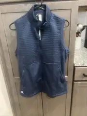 ADIDAS COLD.RDY Women's Vest Large Performance Sleeveless Golf Vest Navy Blue