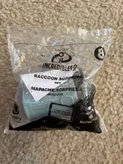 New 2018 McDonald's Happy Meal Toy #8 Incredibles 2 Raccoon Surprise