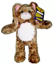 Build a Bear Cinnamon Swirl Tan Brown Bunny Rabbit Stuffed 16in Plush 2013 HTF