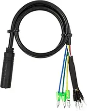 Vaveren Electric Bicycle Motor Extension Wire 9 Pin Sturdy Conversion Connector Easy to Use Power Adapter Cable Practical Parts