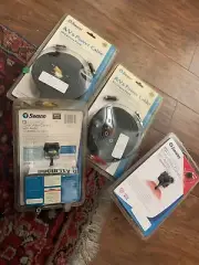 Swann Security Cam Color Video camera with audio (2) & A/V Power cable (2) New