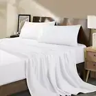 King Size Sheets Set Cooling White 1000 Thread Count Luxury Egyptian Sheet Sheet