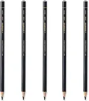 STABILO All Watercolour Effect Pencil - Black (5)