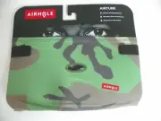 AirHole Airtube Drylite Woodland Camo Sun Wind Face Neck Protector Sz S/M NWT C8