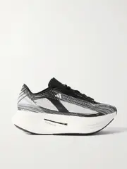 [adidas by Stella McCartney] adidas by Stella McCartney - Prime X 2.0 Exaggerated-sole Strung Sneakers - Gray - UK 4 UK 4 Gray