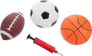 1 Set Ball Combination Basketball Ball Doll Jumping Ball Small Bouncy Balls Sports Jumping Ball Metal