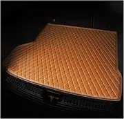 for BMW for X1 F48 2016 2017 2018 Custom Leather Car Trunk Mats Rear Trunk Floor Mat Tray Carpet Mud Car Trunk Mats(Coffee-A)
