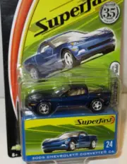 2004 MATCHBOX SUPERFAST ~CHEVROLET CORVETTE C6 COUPE w/ RUBBER TIRES~