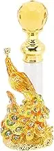 CLISPEED Vintage Empty Perfume Bottle Refillable Retro Fragrance Container with Chic Design for Essential Oils Decorative Perfume Storage Leak for Travel and Home Use