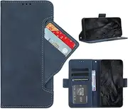GoshukunTech Phone Cover for Google Pixel 8 Pro 5G,for Pixel 8 Pro 5G Wallet Case[ 5 Card Slots Leather Wallet ] Soft TPU Inner Case Flip Cover Stand Feature -Navy Blue
