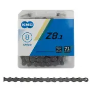 KMC Z8.1 Chain 6/7/8 Speed 116 Links Gray Shimano/ for SRAM Compatible