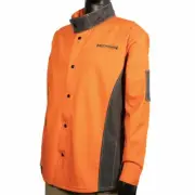 Michigan FLAME RESISTANT WELDING JACKET Machine Washable- Size L, XL Or XXL