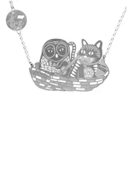 Necklace Owl & Pussycat--NESSOP