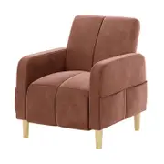 Anica Single Seater Velvet Sofa Chair