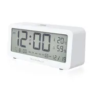 Sansai 7" Display LED LCD Alarm Clock with Date & Temperature