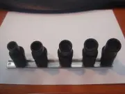 Snap-On (10mm,12-15mm) 5-Piece 3/8" Drive 12-Point Metric Shallow Swivel Impact