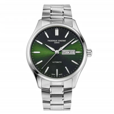 Frederique Constant Geneve Classics Day Date Automatic Green Dial Watch