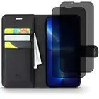 iPhone 13 Mini Case Wallet for Women Men, Durable Leather Magnetic Secure Hold