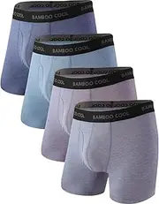 [BAMBOO COOL] Men’s Underwear Boxer Briefs Soft Comfortable Bamboo Viscose Underwear Trunks