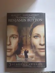 The Curious Case of Benjamin Button DVD 2008 Pitt Blanchett New Factory Sealed
